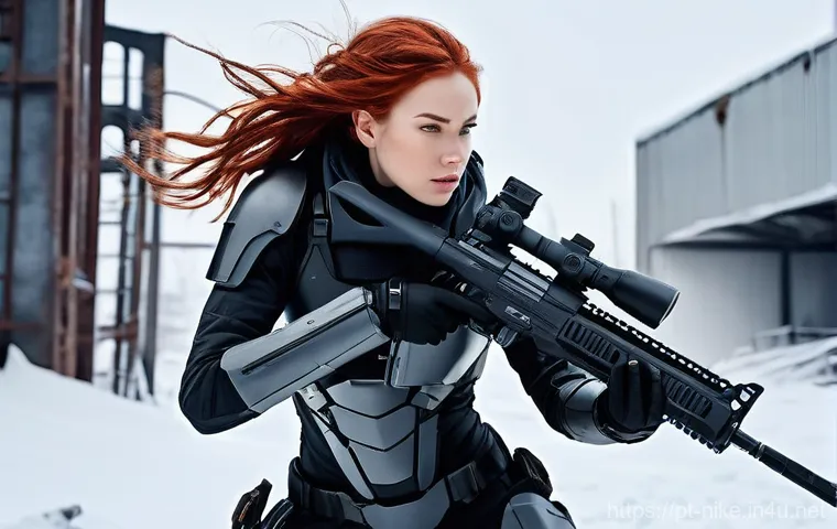 승리의여신 니케 레벨업 속도 높이기 - **A dynamic scene depicting a squad of three "Nikke" androids performing maintenance in a high-tech ... 승리의여신 니케 레벨업 속도 높이기 - **A dynamic scene depicting a squad of three "Nikke" androids performing maintenance in a high-tech ...