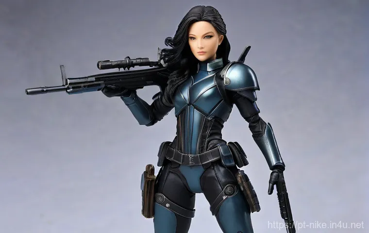 승리의여신 니케 공식 굿즈 리뷰 - **Prompt for a Highly Detailed Scale Figure:**
"A museum-quality, highly detailed 1/7 scale coll...