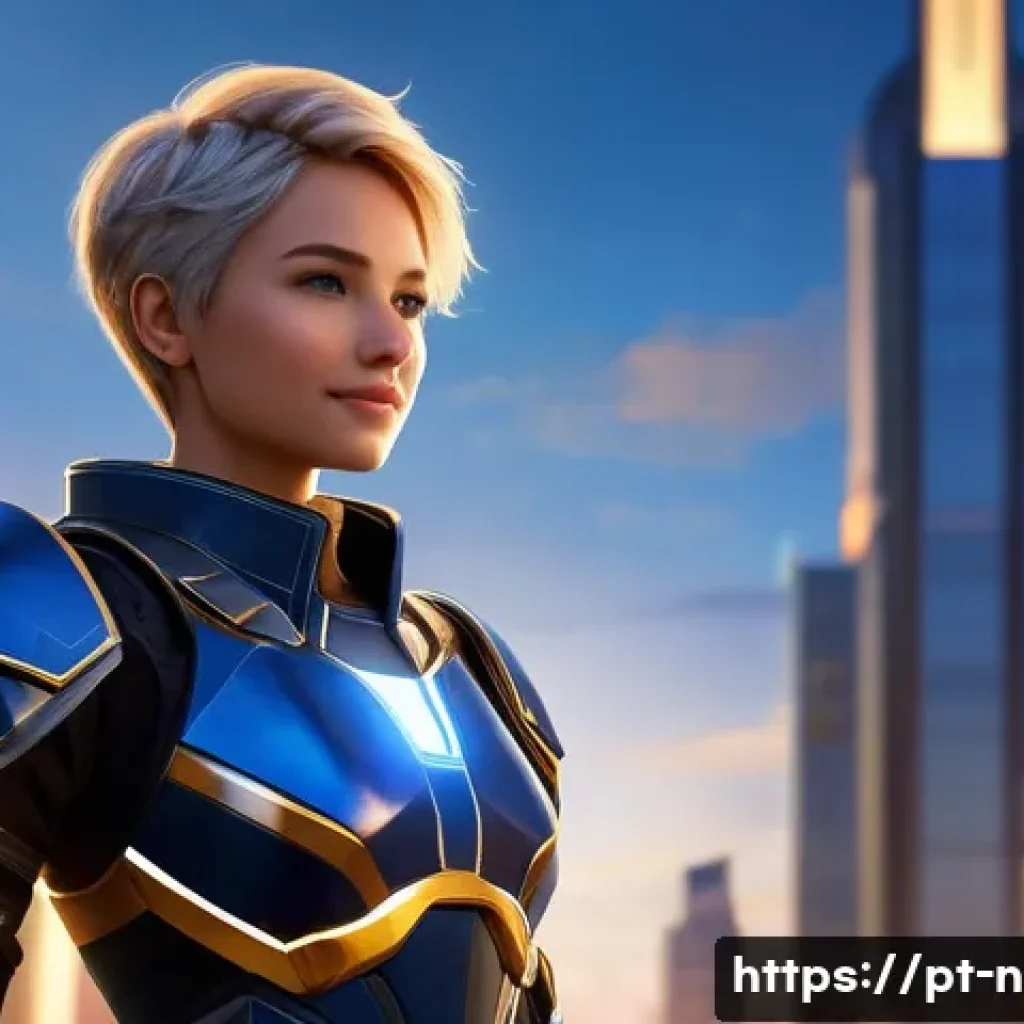 승리의여신 니케 캐릭터 의상 변경 - A stylish female game character wearing an elegant, intricately detailed battle armor with metallic ...